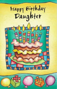 Pre-Priced Daughter Birthday Cards, Value Line Daughter Birthday Cards