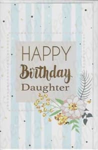 Pre-Priced Daughter Birthday Cards, Value Priced Daughter Birthday Cards