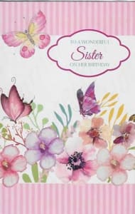 Pre-Priced Sister Birthday Cards, Value Line Sister Birthday Cards