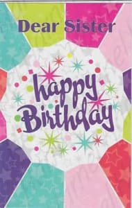 Pre-Priced Sister Birthday Cards, Value Priced Sister Birthday Cards