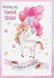 Pre-Priced Sister Birthday Cards, Value Priced Sister Birthday Cards