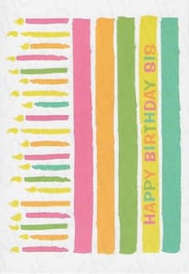 Pre-Priced Sister Birthday Cards, Value Priced Sister Birthday Cards