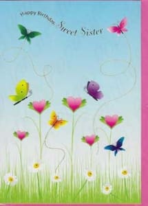 Pre-Priced Sister Birthday Cards, Value Priced Sister Birthday Cards