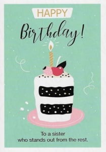 Pre-Priced Sister Birthday Cards, Value Priced Sister Birthday Cards