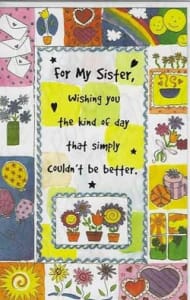 Pre-Priced Sister Birthday, Value Priced Sister Birthday