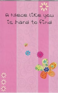 Pre-Priced Niece Birthday Cards, Value Priced Niece Birthday Cards