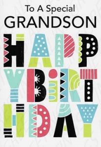 Pre-Priced Grandson Birthday Cards, Value Priced Grandson Birthday Cards