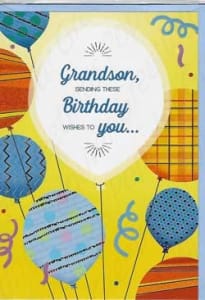 Pre-Priced Grandson Birthday Cards, Value Priced Grandson Birthday Cards