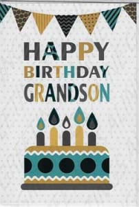 Pre-Priced Grandson Birthday Cards, Value Priced Grandson Birthday Cards