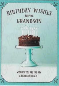 Pre-Priced Grandson Birthday Cards, Value Priced Grandson Birthday Cards