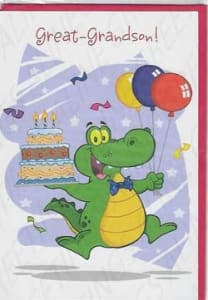 Pre-Priced Great Grandson Birthday Cards, Value Priced Great Grandson Birthday Cards