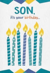 Pre-Priced Son Birthday Cards, Value Priced Son Birthday Cards