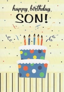 Pre-Priced Son Birthday Cards, Value Priced Son Birthday Cards