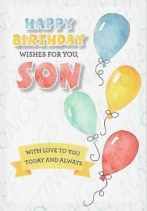 Pre-Priced Son Birthday Cards, Value Priced Son Birthday Cards