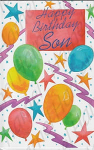 Pre-Priced Son Birthday Cards, Value Priced Son Birthday Cards