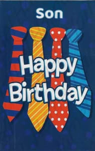 Pre-Priced Son Birthday Cards, Value Priced Son Birthday Cards