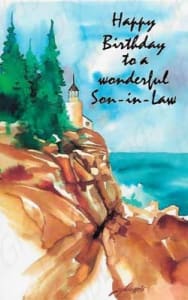 Pre-Priced Son-In-Law Birthday Cards, Value Priced Son-In-Law Birthday Cards