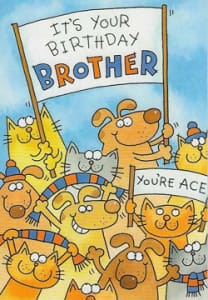 Pre-Priced Brother Birthday Cards, Value Priced Brother Birthday Cards