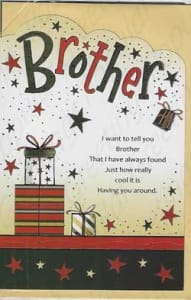 Pre-Priced Brother Birthday Cards