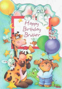 Pre-Priced Brother Birthday Cards