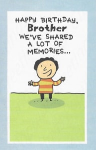 Pre-Priced Brother Birthday Cards