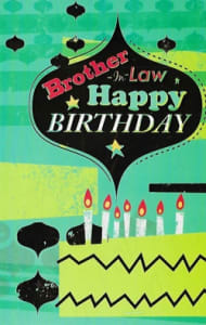 Pre-Priced Brother-In-Law Birthday Cards