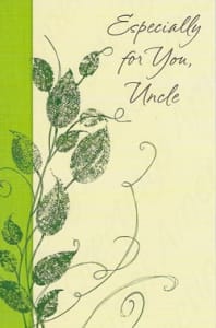 Pre-Priced Uncle Birthday Card