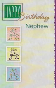 Pre-Priced Nephew Birthday Cards