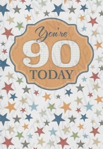 Pkt #9-378-90-Age 90 Birthday