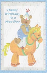 Pkt #9-400-Juvenile Boy Birthday