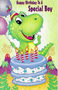 Pkt #9-406-Juvenile Boy Birthday