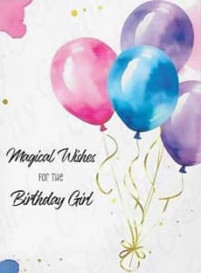 Pkt #9-414-Juvenile Girl Birthday