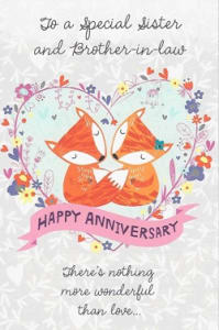 Pkt #9-641-Sister & Brother-in-Law Anniversary