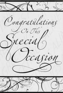 Pkt #9-832-Congratulations