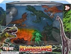 AU11029-8 Piece Dinosaur Set w/ Lights & Sound