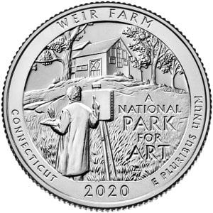 2020-D Tallgrass Prairie National Park Quarter | America the
