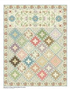 AYLA: MEADOW COTTAGE Quilt Kit (top) by Max and Louise
