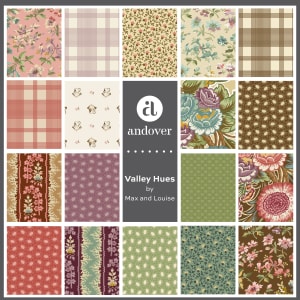 VALLEY HUES: One Yard  Bundle