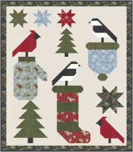 Ready for Snow  Quilt Pattern by Coach House Designs