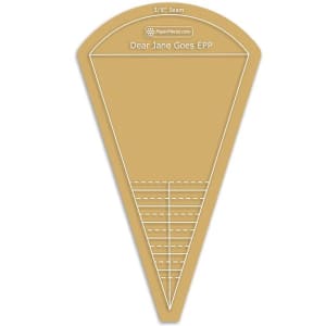VintageandVogue com :Dear Jane Quilt Triangle Acrylic Template 1/4 quot by