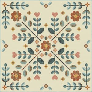 HIBISCUS Quilt Pattern-FARMERS DAUGHTER- by Edyta Sitar of Laundry Basket Quilts