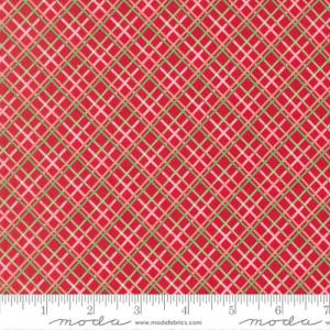 MERRILY ON HIGH   Pretty Plaid Paper Checks and Plaids Red 43215 13 by Sweetfire Road  MODA Fabrics