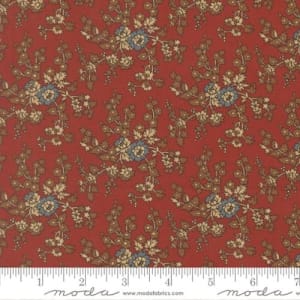 MISS MOLLIE:  Tossed Bouquet Red 47561 18 by Betsy Chutchian for Moda