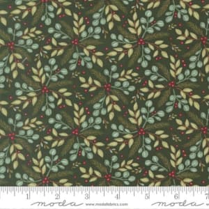 WHEN SNOW FALLS S Winter Greenery Holly  56174 16 by Deb Strain