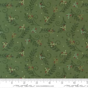 WHEN SNOW FALLS S Tossed Greenery Evergreen 56175 17 by Deb Strain