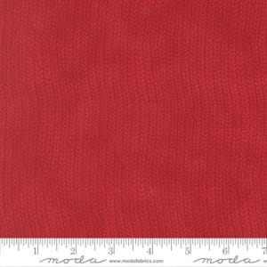 WHEN SNOW FALLS S Stocking Weave Stripes Red 56177 14 by Deb Strain