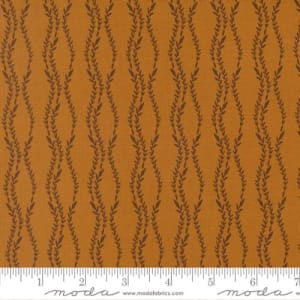WINDFALL Vine Stripe Caramel 45656 18  by Fancy That Design House