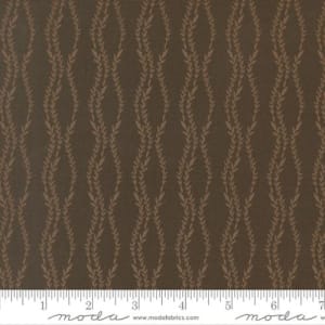 WINDFALL Vine Stripe Dark Moss 45656 22  by Fancy That Design House