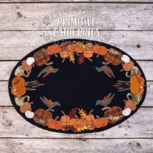 AUTUMNS GLORY Wool Applique Quilt KIT with Pattern from Primitive Gatherings