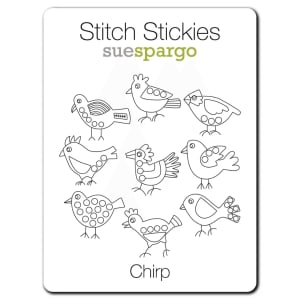STITCH STICKIES:  CHIRP by Sue Spargo